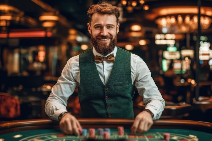 Tampilan dashboard permainan bisabet dengan kategori slot, live dealer, dan olahraga